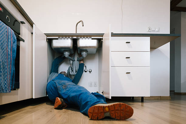 Professional Drain Cleaning technician working in Marshfield, WI